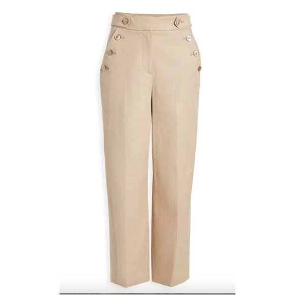 VERONICA BEARD Linen Hunter Pants Size 2 - Picture 1 of 6